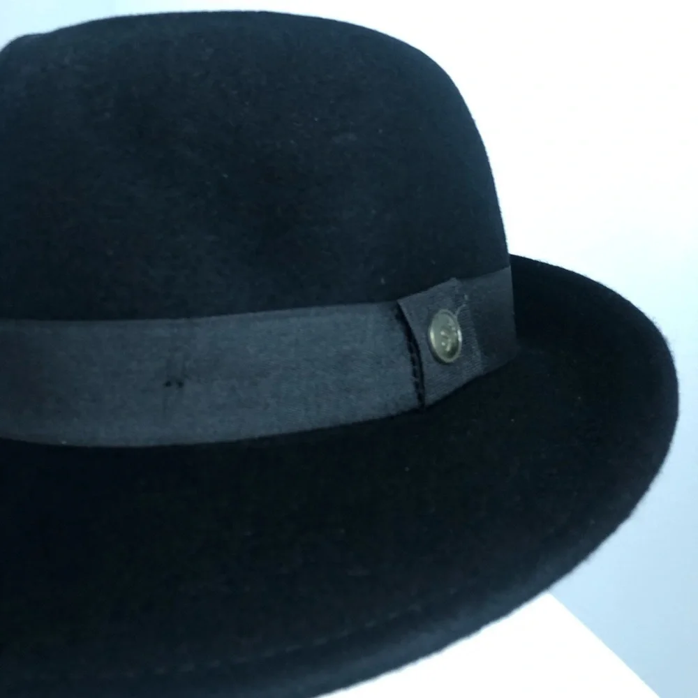 Sunday Afternoon Black Wool Trilby Hat